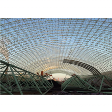 Diseño de estructura de acero de techo de marco de espacio de amplio espacio